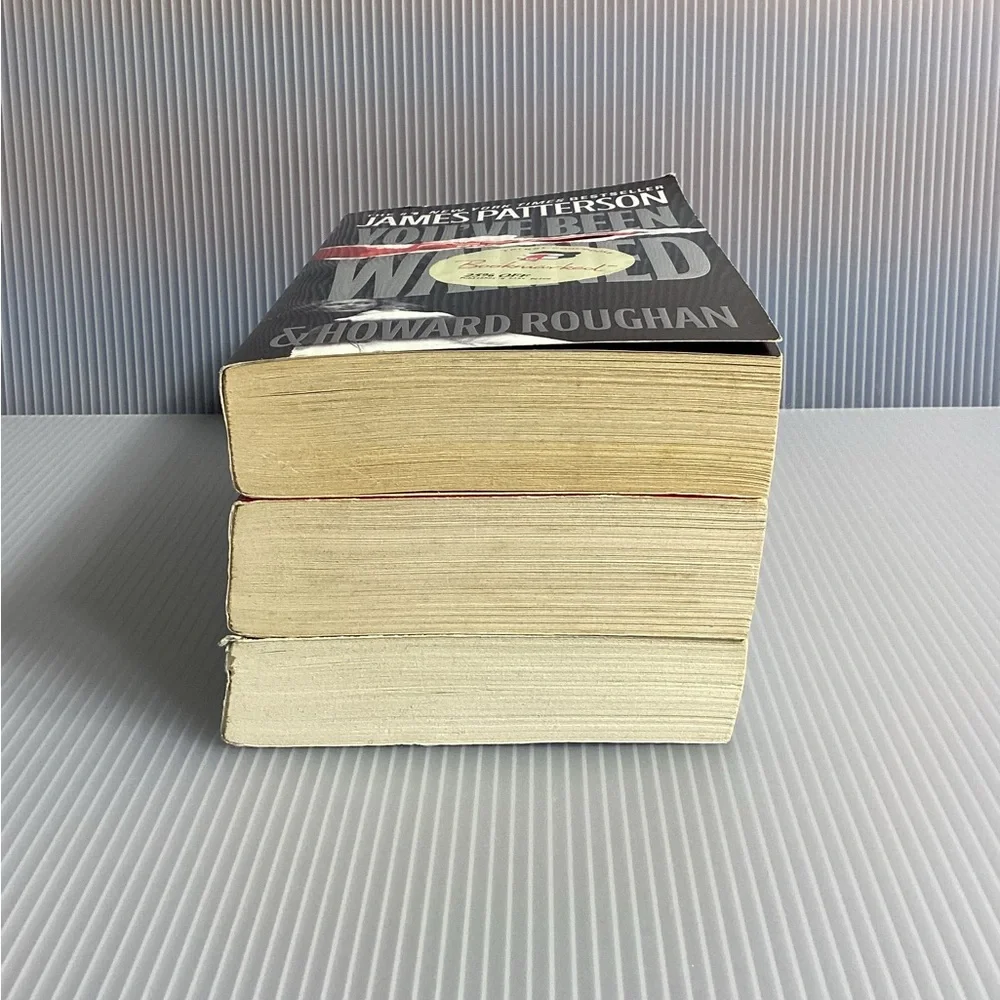 Set of 3 James Patterson Paperback Books